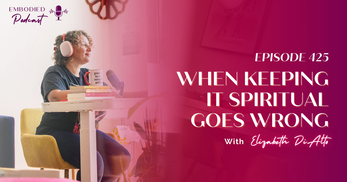 When Keeping It Spiritual Goes Wrong